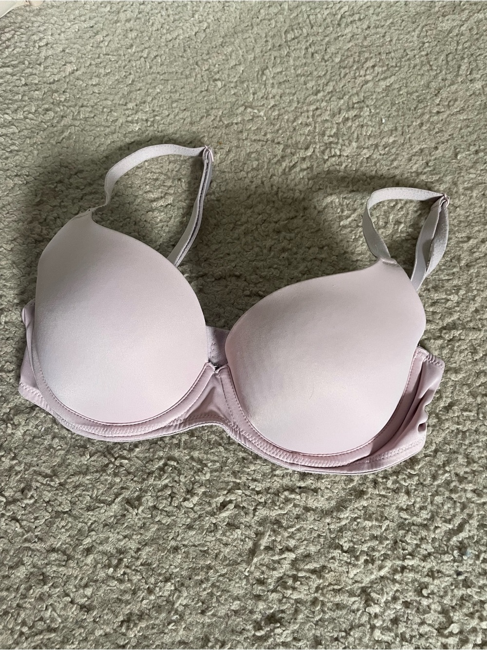 PINK Victoria's Secret Light Pink Wear Everywhere Lightly Lined Bra